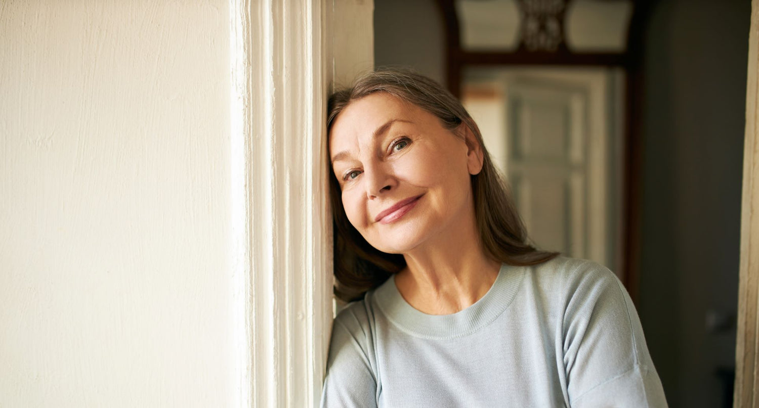 Smiling healthy lady